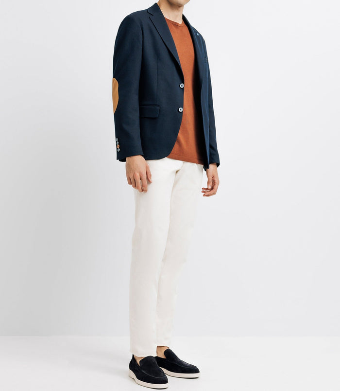 izac Veste casual à coudière marine