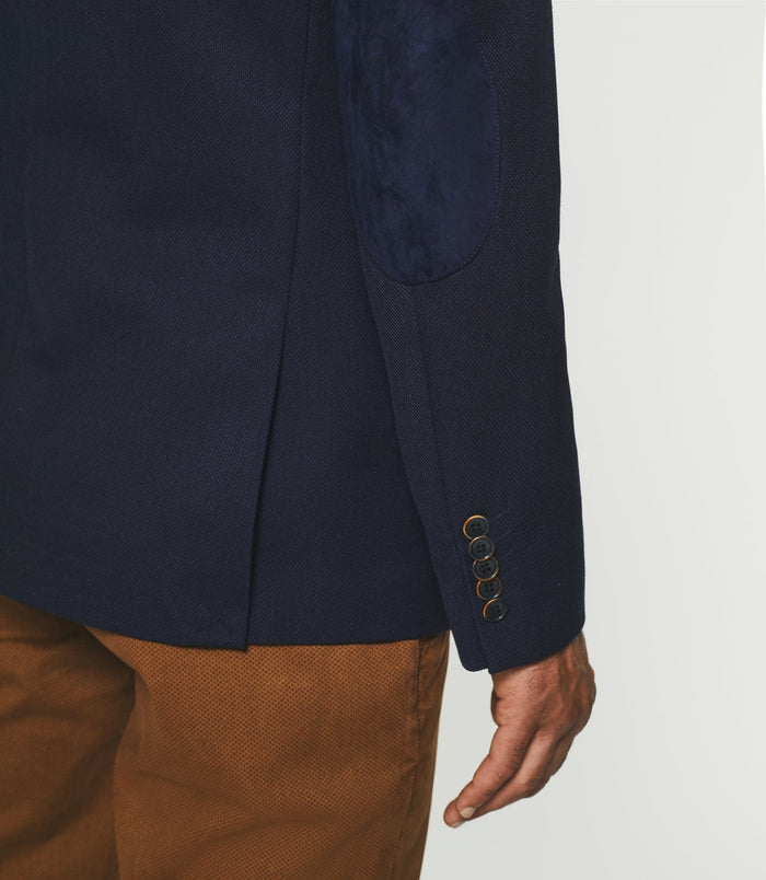 Izac Veste Casual à Deux Boutons Marine DEDICACE