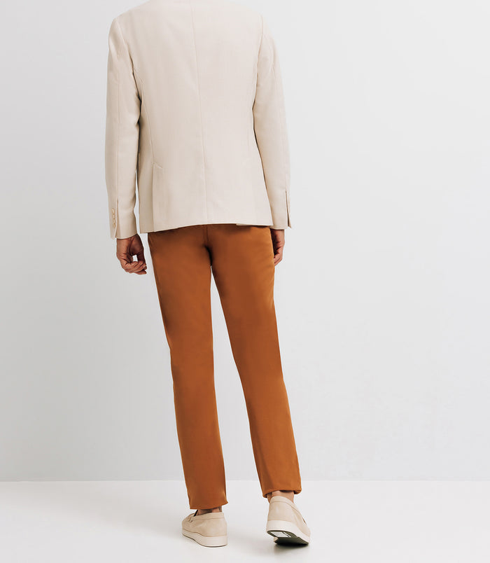 Izac Veste Casual Armurée Effet Nid D'abeille écru