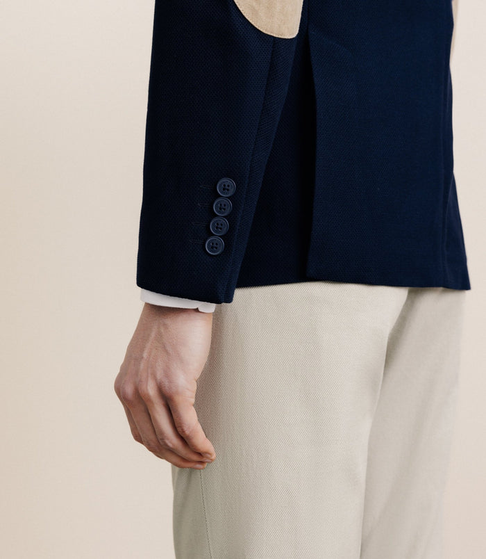 Izac Veste Casual Armurée Marine