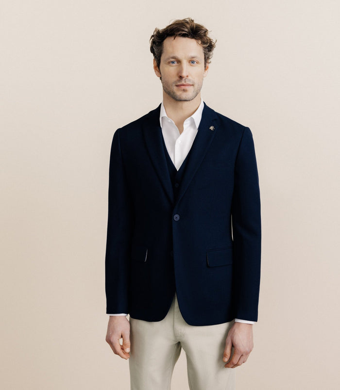 izac Veste casual armurée marine