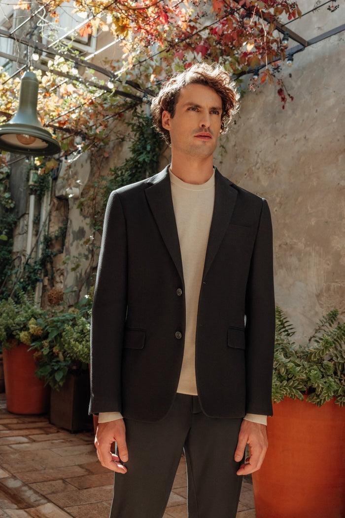 izac Veste casual armurée noire