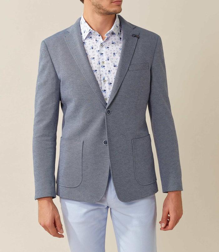 izac Veste casual bleu "Energie"