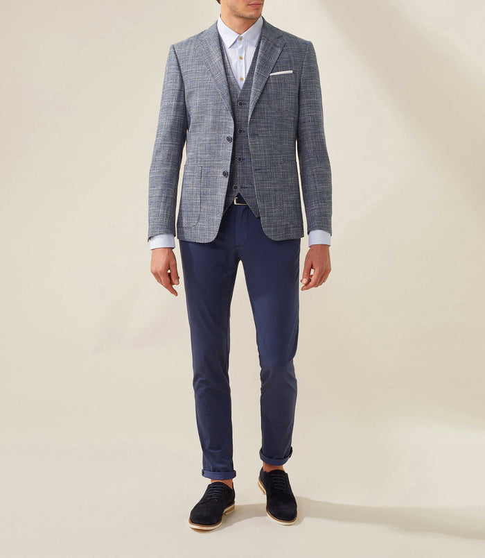 Izac Veste Casual Bleu "Envie"