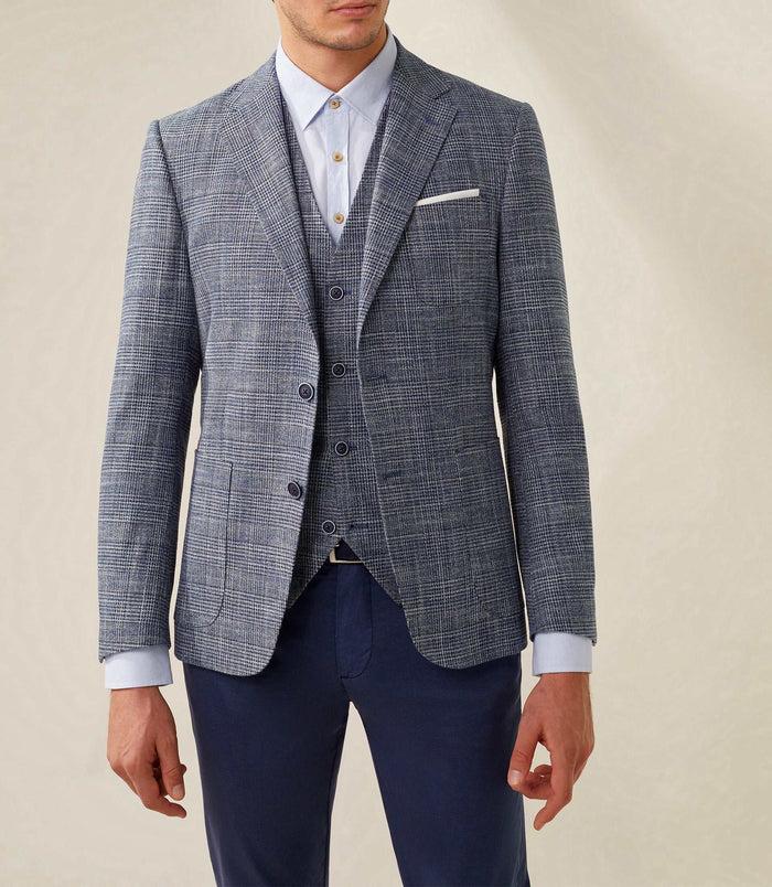 izac Veste casual bleu "Envie"