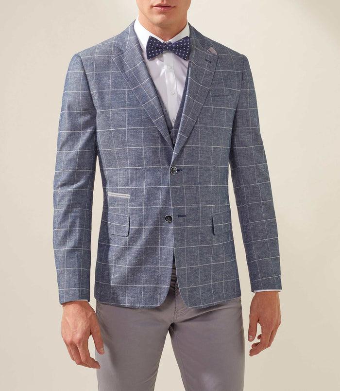 Izac Veste Casual Bleu "Evasion"