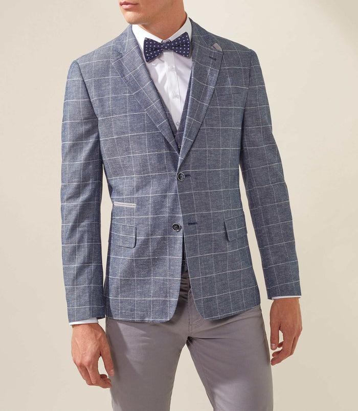 izac Veste casual bleu "Evasion"