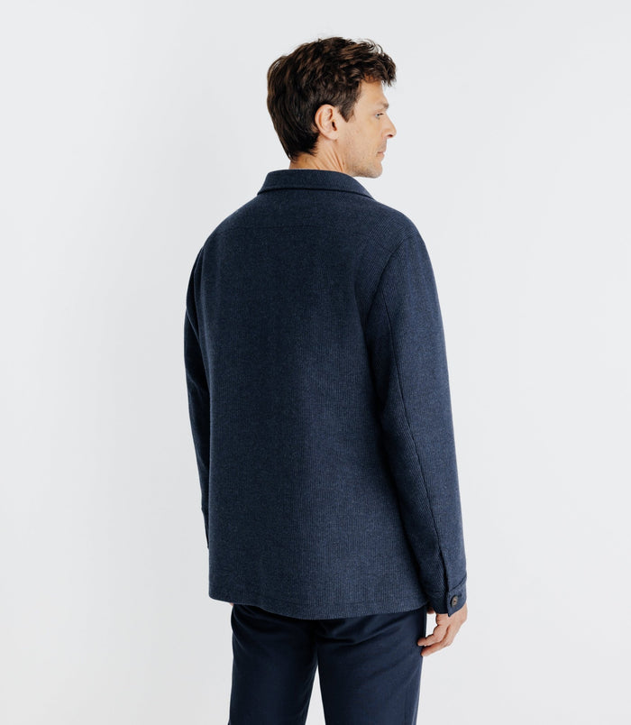 Izac Veste Casual Bleue