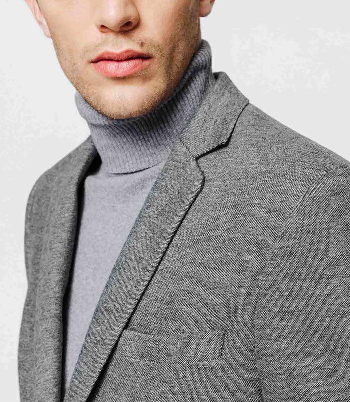 Izac Veste Casual Effet Maille "Louis"