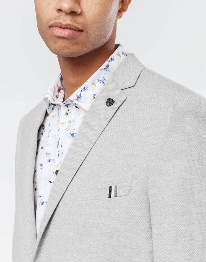 izac Veste casual gris clair "Mustang"