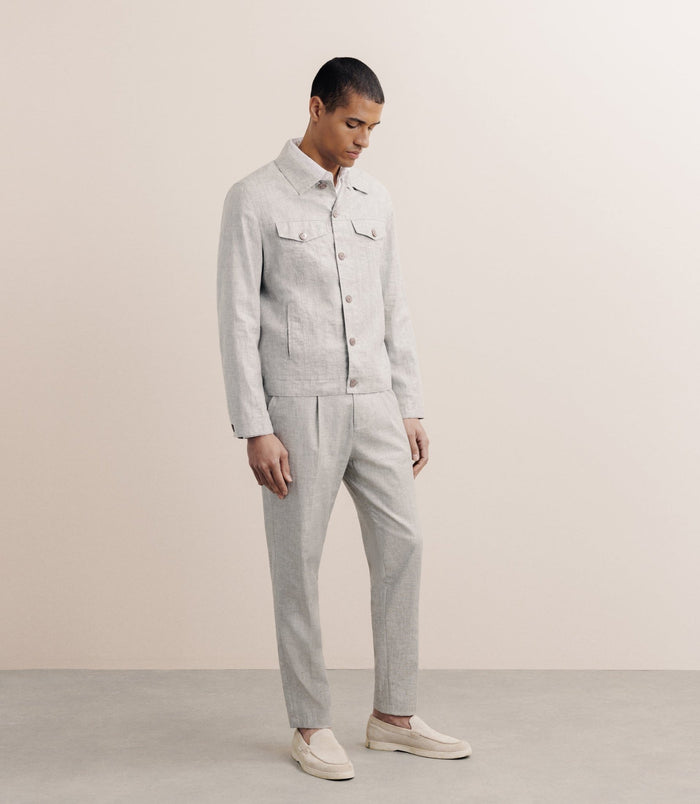 Izac Veste Casual Grise