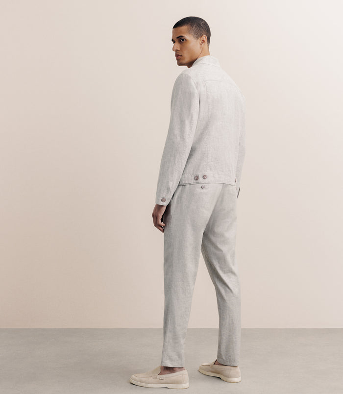 Izac Veste Casual Grise