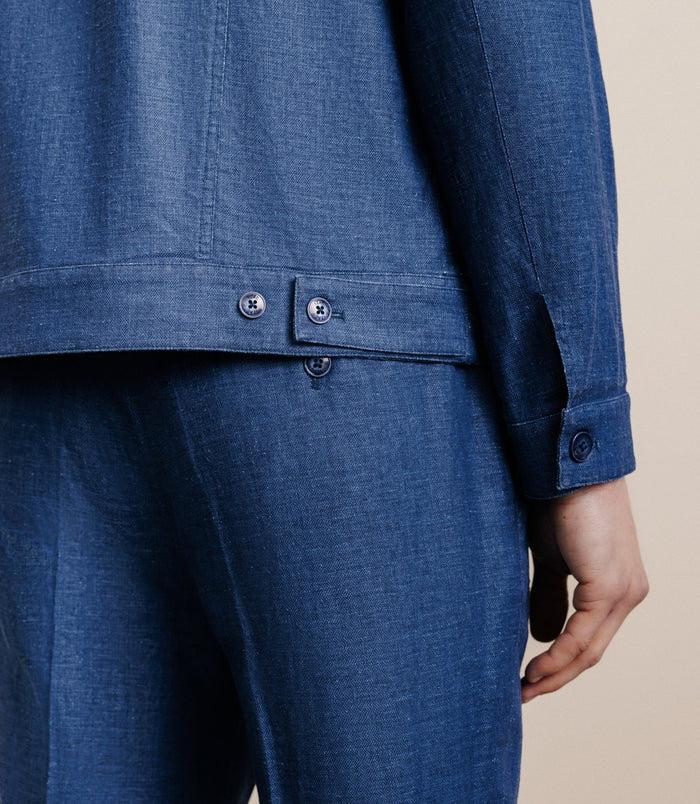 Izac Veste Casual Indigo