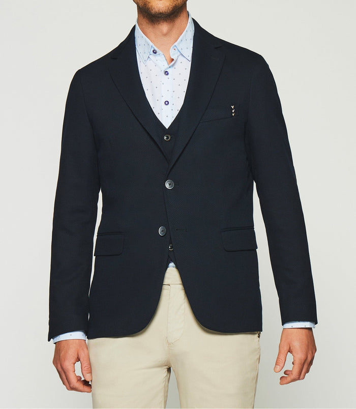 Izac Veste Casual Marine