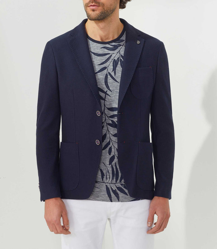 izac Veste Casual marine "Montagne"