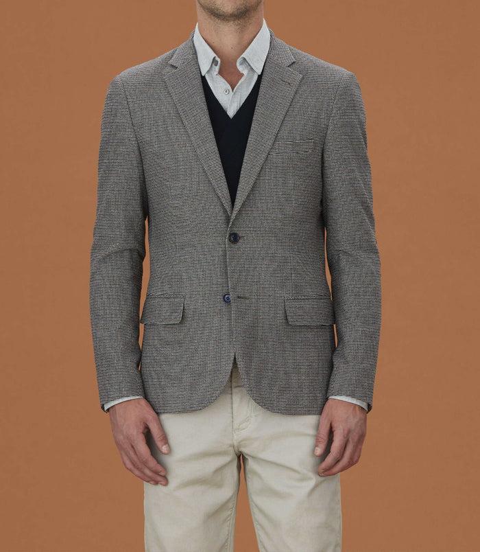izac Veste Casual marron "Implicite"