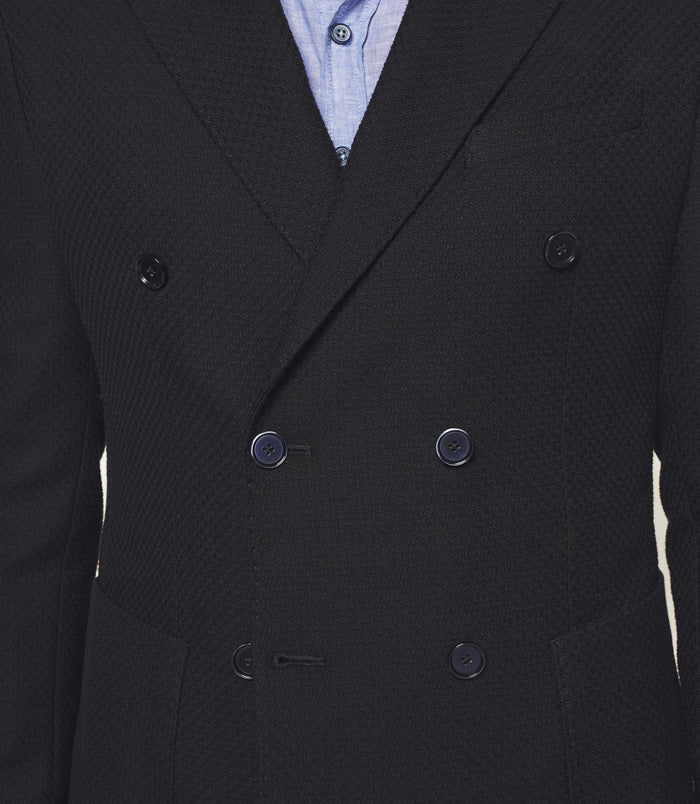 izac Veste croisée marine "Adamo"