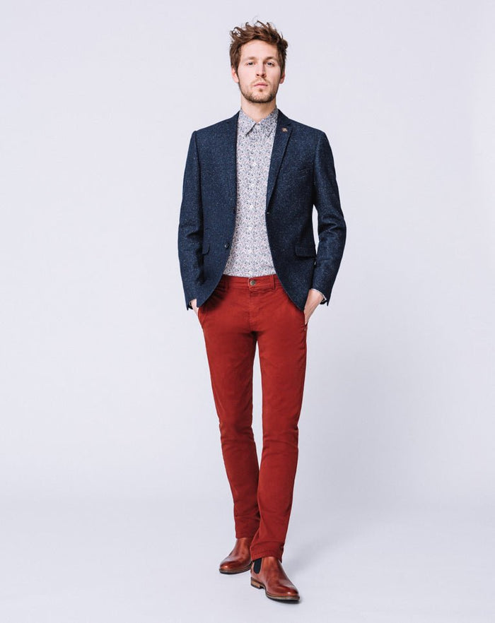 Izac Veste Effet Tweed 2 Boutons "Nunzio"