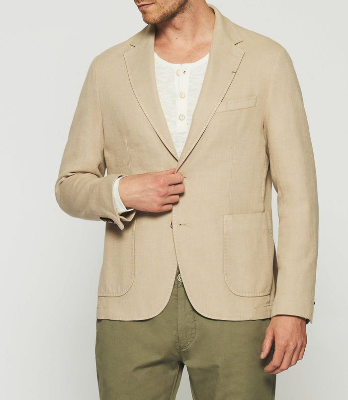 Izac Veste En Coton Armuré Beige ANDREAS