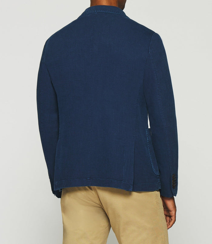 Izac Veste En Coton Armuré Bleu Indigo ANDREAS