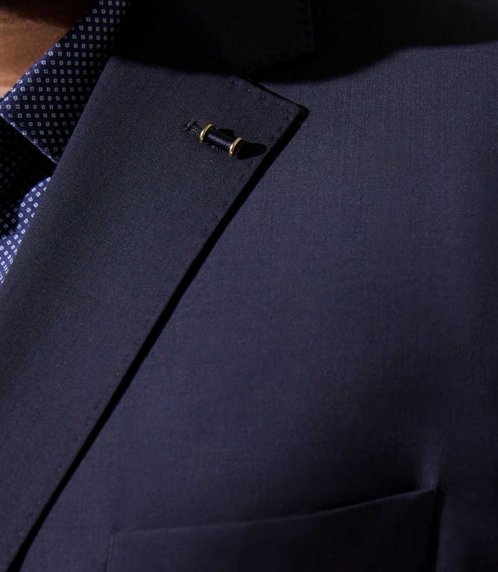 Izac Veste En Laine Bleu Marine FLATEURBT