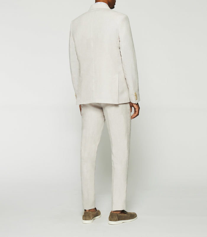 Izac Veste En Lin Séparable Parme CELESTE