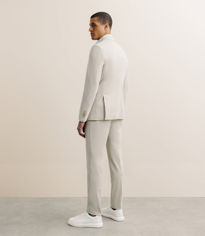 Izac Veste En Maille Beige