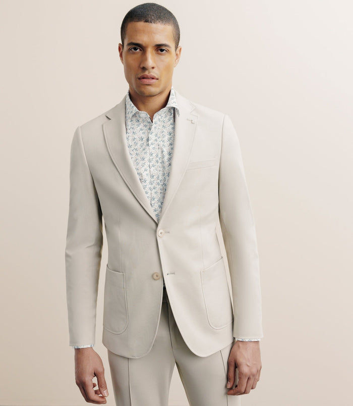 izac Veste en maille beige