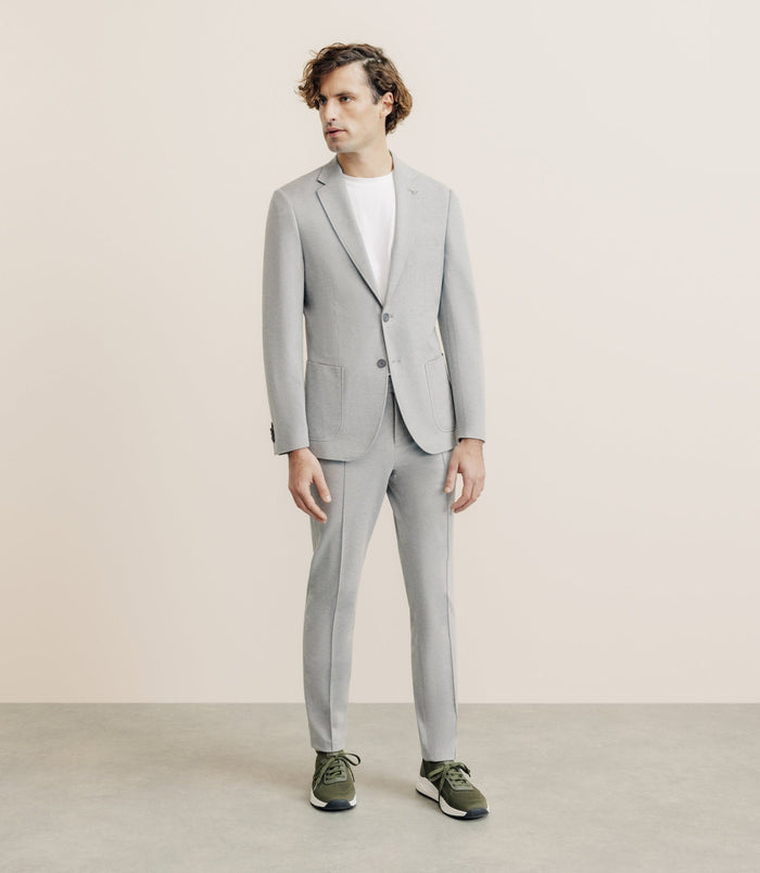 Izac Veste En Maille Grise