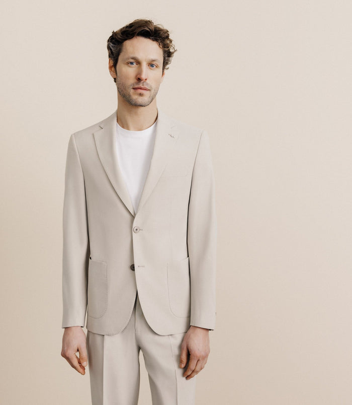 izac Veste en tissu armuré mastic