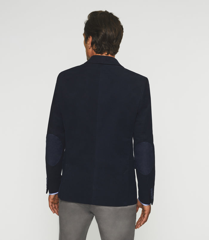 Izac Veste En Velours Armuré Marine DJANGO