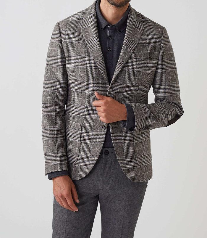 Izac Veste Prince De Galles Marron "Romance"