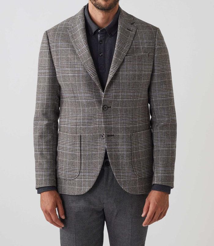 Izac Veste Prince De Galles Marron "Romance"