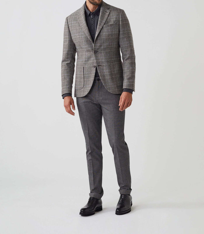 izac Veste Prince de Galles marron "Romance"