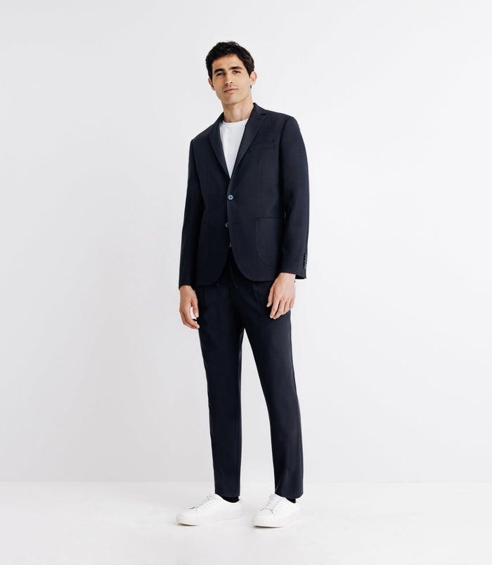 izac Veste séparable 2 boutons marine