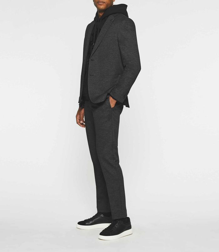 izac Veste séparable en maille noire SLOW