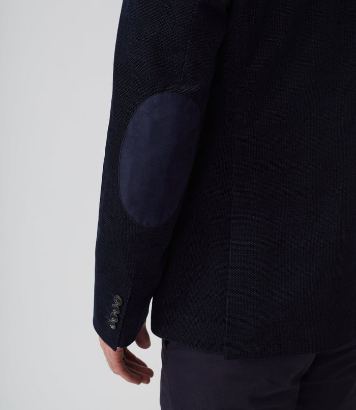 Izac Veste Velours Fantaisie Marine "Record"