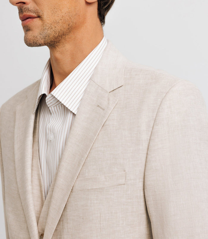 Izac Veste Ville 100% Lin Beige