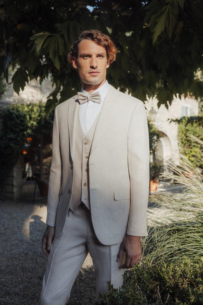 izac Veste ville 100% lin séparable beige