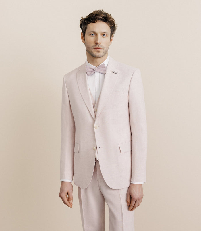 izac Veste ville 100% lin séparable rose