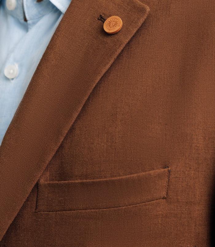 Izac Veste Ville 100% Lin Truffe