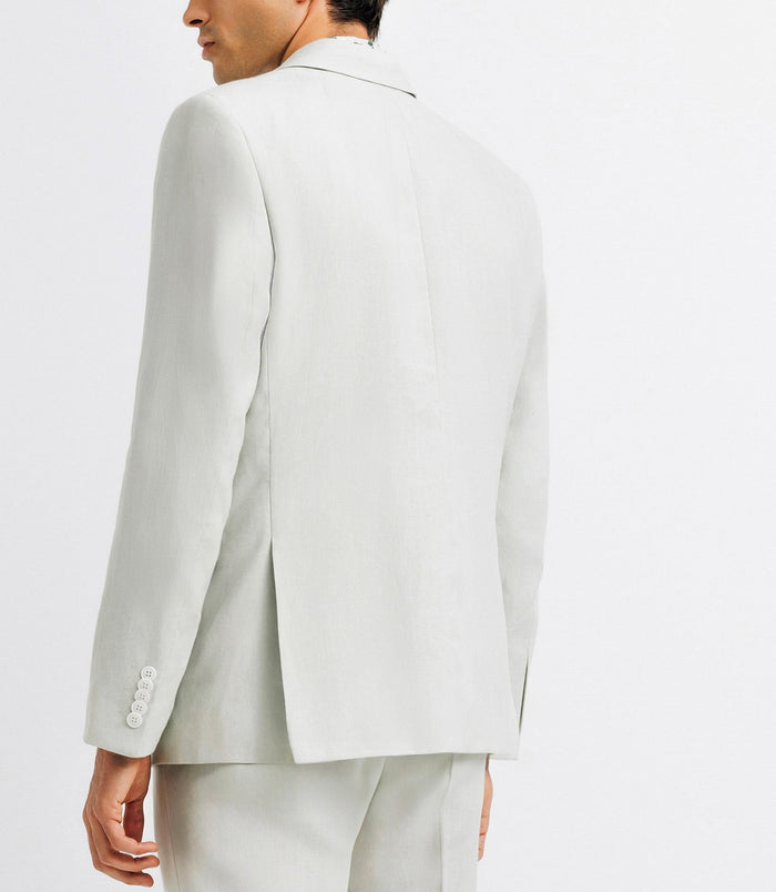 Izac Veste Ville 100% Lin Vert Eau