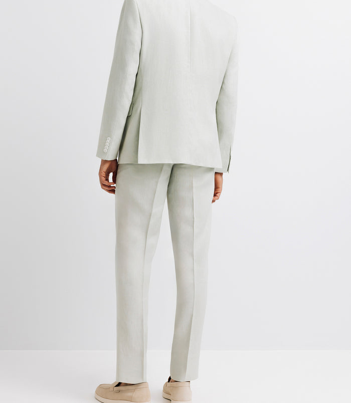 Izac Veste Ville 100% Lin Vert Eau