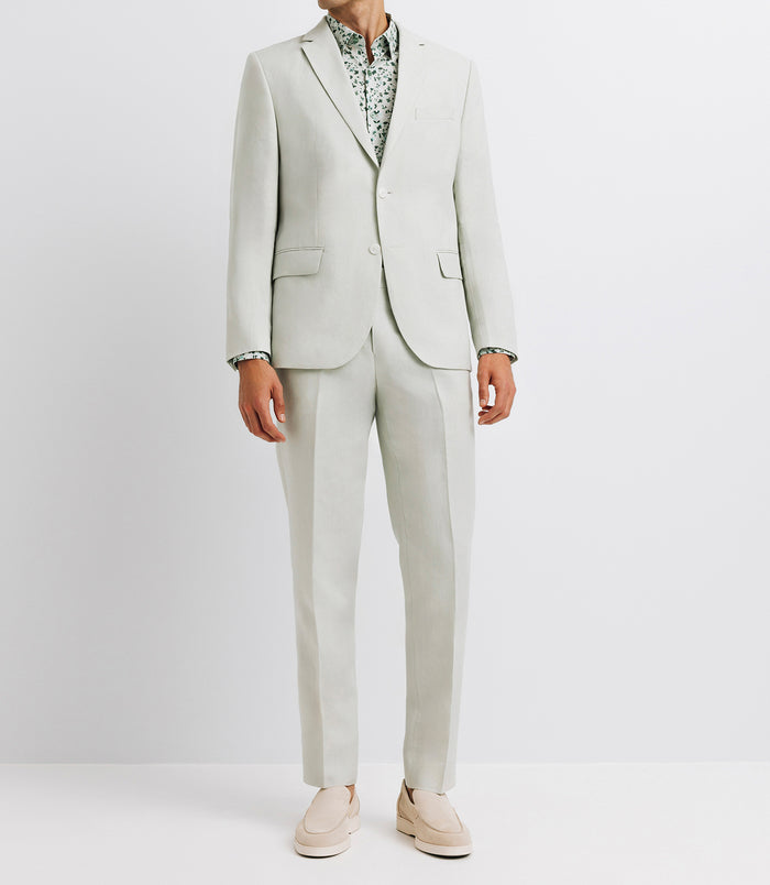 izac Veste ville 100% lin vert eau