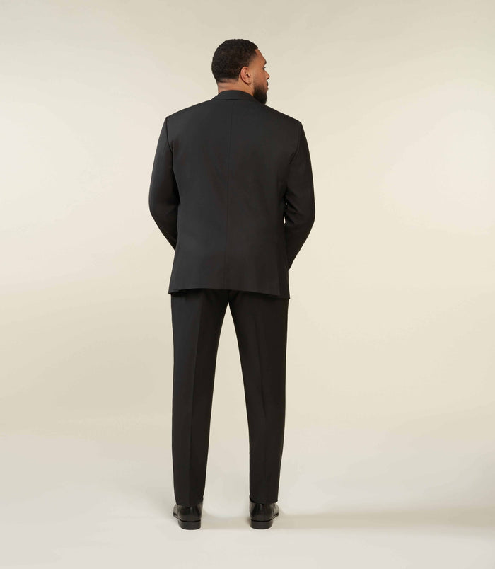 Izac Veste Ville 2 Boutons En Laine Noire LIBREBT