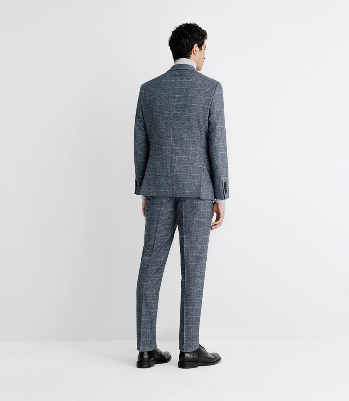 Izac Veste Ville à Carreaux Marine