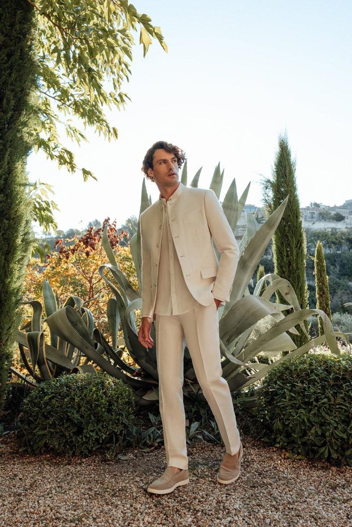 izac Veste ville col mao écrue