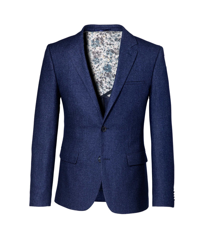 Izac Veste Ville En Flanelle Bleue "Envol"