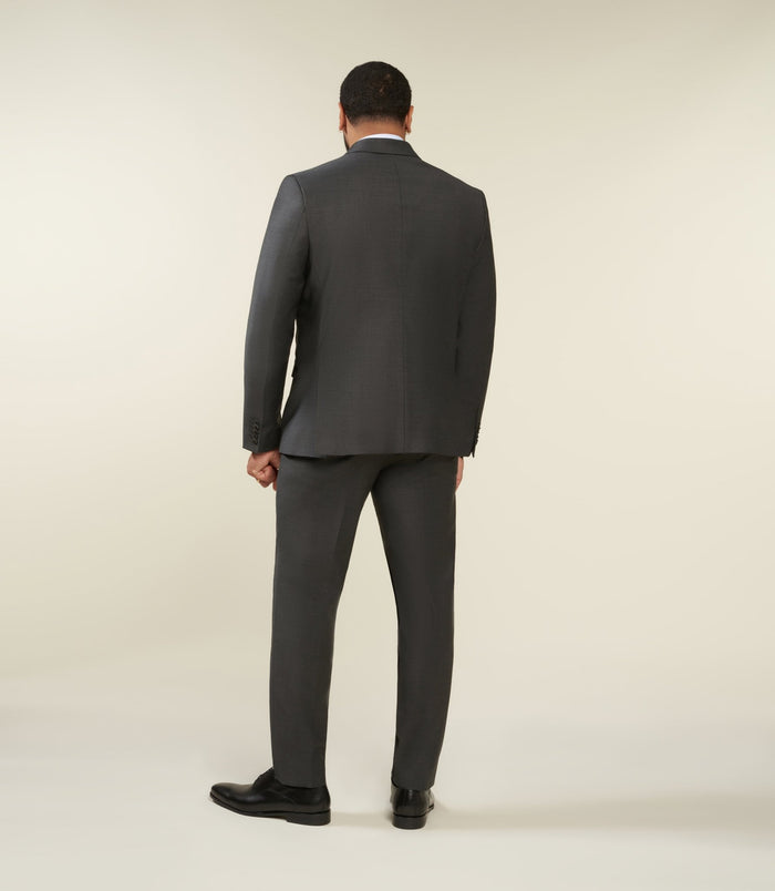 Izac Veste Ville En Laine Gris Anthracite LIMONEBT