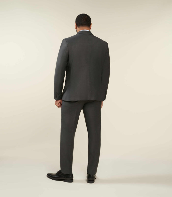 Izac Veste Ville En Laine Gris Anthracite LIMONEBT